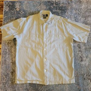Gear 7 Light Tan Short Sleeve Button-Up Shirt XL